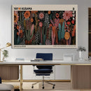 Modern Japanese Wall Art Canvas Print – Framed Abstract