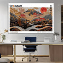 Mount Fuji Wall Art Canvas Print – Framed Abstract Mount