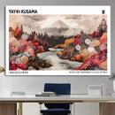 Modern Japanese Wall Art Canvas Print – Framed Abstract