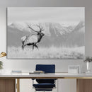 Elk Wildlife Wall Art Canvas Print – Framed Mountain Elk Art by MyGreatCanvas | Canvas Wall Art Prints | Photo Prints & Wall Decor