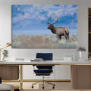 Elk Wall Decor Canvas Print – Framed Rustic Wildlife Art by MyGreatCanvas | Canvas Wall Art Prints | Photo Prints & Wall Decor