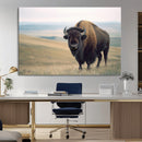 Bison Wall Art Canvas Print – Framed Buffalo Canvas Picture by MyGreatCanvas | Canvas Wall Art Prints | Photo Prints & Wall Decor