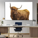 Highland Cow Wall Art Canvas Print – Framed Farmhouse Rustic by MyGreatCanvas | Canvas Wall Art Prints | Photo Prints & Wall Decor