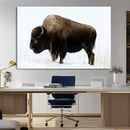 Bison Wall Art Canvas Print – Framed Western Wildlife by MyGreatCanvas | Canvas Wall Art Prints | Photo Prints & Wall Decor