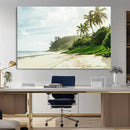 Relaxing Beach Wall Art Canvas Print – Framed Ocean View Art by MyGreatCanvas | Canvas Wall Art Prints | Photo Prints & Wall Decor