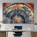 Tree Rings Wall Art Canvas Print – Framed Wood Art Picture by MyGreatCanvas | Canvas Wall Art Prints | Photo Prints & Wall Decor