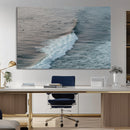 Ocean Waves Wall Art Canvas Print – Framed Coastal Serenity