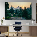 Mountain Landscape Wall Art Canvas Print – Framed Forest by MyGreatCanvas | Canvas Wall Art Prints | Photo Prints & Wall Decor