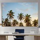 Palm Trees Wall Art Canvas Print – Framed Tropical Vibes Art by MyGreatCanvas | Canvas Wall Art Prints | Photo Prints & Wall Decor