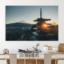 Mount Fuji Wall Art Canvas Print Framed Japan Travel Art by MyGreatCanvas | Canvas Wall Art Prints | Photo Prints & Wall Decor