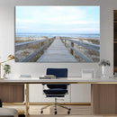 Beach Boardwalk Wall Art Canvas Print – Framed Coastal by MyGreatCanvas | Canvas Wall Art Prints | Photo Prints & Wall Decor
