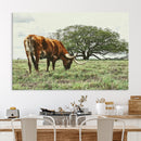 Texas Longhorn Wall Art Canvas Print – Rustic Western Ranch by MyGreatCanvas | Canvas Wall Art Prints | Photo Prints & Wall Decor