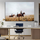 Western Cowboys Wall Art Canvas Print – Framed Rustic by MyGreatCanvas | Canvas Wall Art Prints | Photo Prints & Wall Decor