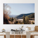 Rustic Landscape Wall Art Canvas Print – Serene Valley Scene