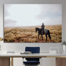 Cowboy Wall Art Canvas Print – Framed Western Ranch Scene by MyGreatCanvas | Canvas Wall Art Prints | Photo Prints & Wall Decor