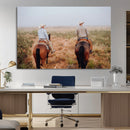 Cowboy Wall Art Canvas Print – Framed Western Ranch Scene by MyGreatCanvas | Canvas Wall Art Prints | Photo Prints & Wall Decor