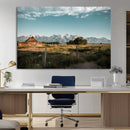 Rustic Farmhouse Wall Art Canvas Print – Framed Mountain by MyGreatCanvas | Canvas Wall Art Prints | Photo Prints & Wall Decor