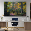 Autumn Forest Wall Art Canvas Print – Framed Fall Woodland by MyGreatCanvas | Canvas Wall Art Prints | Photo Prints & Wall Decor