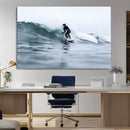 Surfer on Wave Wall Art Canvas Print – Framed Ocean by MyGreatCanvas | Canvas Wall Art Prints | Photo Prints & Wall Decor