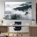 Foggy Forest Landscape Wall Art Canvas Print – Misty by MyGreatCanvas | Canvas Wall Art Prints | Photo Prints & Wall Decor