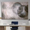 Abstract Grey Gold Wall Art – Modern Geometric Canvas by MyGreatCanvas | Canvas Wall Art Prints | Photo Prints & Wall Decor