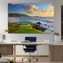 Pebble Beach Golf Links Wall Art Canvas Print – Iconic by MyGreatCanvas | Canvas Wall Art Prints | Photo Prints & Wall Decor