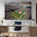 Chicago Bears Soldiers Field Wall Art Canvas Print – Framed