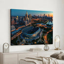 Chicago Bears Soldiers Field Wall Art Canvas Print – Framed