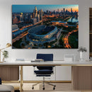 Chicago Bears Soldiers Field Wall Art Canvas Print – Framed