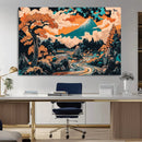 Japanese Landscape Wall Art Canvas Print – Mount Fuji by MyGreatCanvas | Canvas Wall Art Prints | Photo Prints & Wall Decor