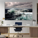 Stormy Ocean Waves Canvas Wall Art – Framed Turbulent Sea by MyGreatCanvas | Canvas Wall Art Prints | Photo Prints & Wall Decor