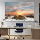 Sunset Beach Wall Art Print – Coastal Canvas Ocean Landscape by MyGreatCanvas | Canvas Wall Art Prints | Photo Prints & Wall Decor