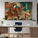 Tsukioka Yoshitoshi Samurai Wall Art – Japanese Katana by MyGreatCanvas | Canvas Wall Art Prints | Photo Prints & Wall Decor