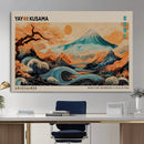 Yayoi Kusama Inspired Japanese Landscape Wall Art Canvas by MyGreatCanvas | Canvas Wall Art Prints | Photo Prints & Wall Decor