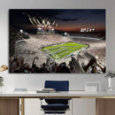 Epic Night Football Stadium Wall Art Canvas Print, Fireworks by MyGreatCanvas | Canvas Wall Art Prints | Photo Prints & Wall Decor
