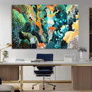 Vivid Underwater Coral Reef Wall Art Canvas Print, by MyGreatCanvas | Canvas Wall Art Prints | Photo Prints & Wall Decor