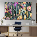 Colorful Desert Bloom Wall Art Canvas Print, Vibrant Cacti by MyGreatCanvas | Canvas Wall Art Prints | Photo Prints & Wall Decor