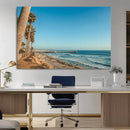 Scenic Beach Wall Art Canvas Print – Tall Palm Trees, Sandy by MyGreatCanvas | Canvas Wall Art Prints | Photo Prints & Wall Decor
