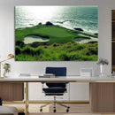 Coastal Golf Course Wall Art Canvas Print – Scenic Green by MyGreatCanvas | Canvas Wall Art Prints | Photo Prints & Wall Decor