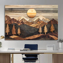 Wood Mountain Wall Art Canvas Print – Layered Forest and by MyGreatCanvas | Canvas Wall Art Prints | Photo Prints & Wall Decor