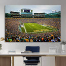 Green Bay Packers Lambeau Field Stadium Wall Art Canvas by MyGreatCanvas | Canvas Wall Art Prints | Photo Prints & Wall Decor