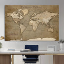 Custom Push Pin Map Canvas Print – Personalized Travel by MyGreatCanvas | Canvas Wall Art Prints | Photo Prints & Wall Decor