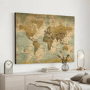 Personalized Custom World Map Wall Art Print – Add Your