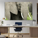 Wild Elephant Wall Art Canvas Print by MyGreatCanvas | Canvas Wall Art Prints | Photo Prints & Wall Decor