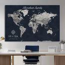 Personalized World Map Canvas – Custom Framed Push Pin by MyGreatCanvas | Canvas Wall Art Prints | Photo Prints & Wall Decor