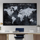 Personalized Push Pin World Map Canvas – Custom Framed by MyGreatCanvas | Canvas Wall Art Prints | Photo Prints & Wall Decor