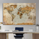 World Map Canvas Print – Detailed Map of the World Wall Art by MyGreatCanvas | Canvas Wall Art Prints | Photo Prints & Wall Decor