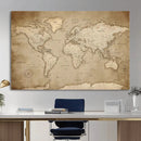 Colorful Watercolor World Map Canvas Wall Art – Framed by MyGreatCanvas | Canvas Wall Art Prints | Photo Prints & Wall Decor