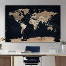 Grunge Wall Art World Map Canvas Print by MyGreatCanvas | Canvas Wall Art Prints | Photo Prints & Wall Decor