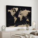 World Map Wall Art Print – Detailed Map of the World Wall